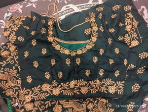 Elegant Embroidered Silk Blouse