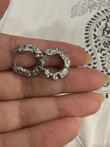 Unique Textured Hoop Earrings