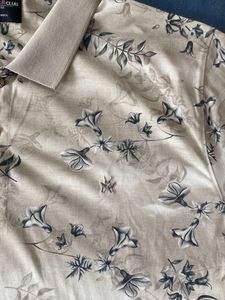 Men's Floral Print Polo Shirt