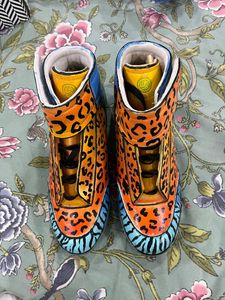 Unique Leopard Print Sneakers