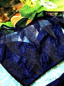 Royal Blue lehenga Blouse set