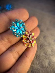 44 Pcs Floral Buttons