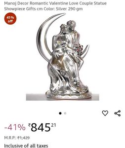 Moon Couple Showpiece Valentine Gift Love Decor ✨️