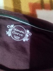 Maroon Graphic Print Sweatshirt