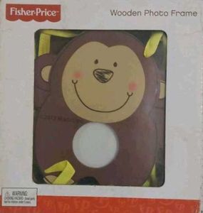 Fisher-Price Wooden Monkey Photo Frame