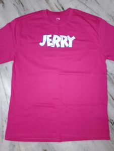 Pink 'Jerry' Graphic Tee