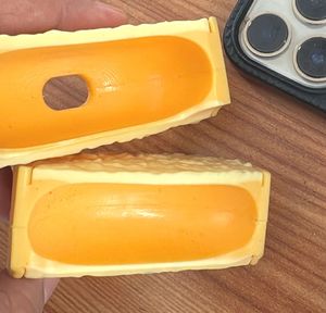 Bread silicone Earbuds Yellow