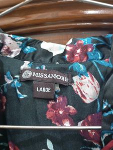 Floral Satin Nightshirt