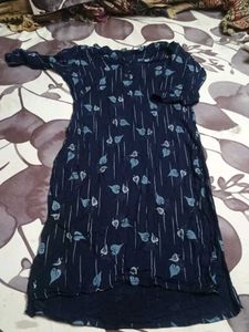blue kurta for daily wear pure cotton good conditi