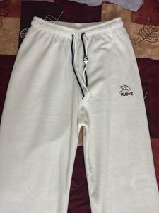 Cozy Cream Track Pants