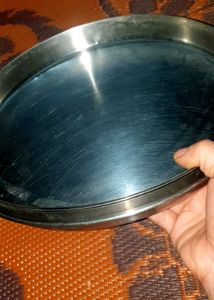 Set of 4 Stainless Steel Plates big size thali