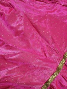 Pink Shahi Gharara with golden kurti