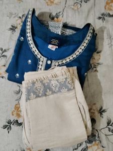 Elegant Teal Kurta Set || Festive wear