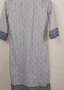 Elegant cut work Printed Kurta