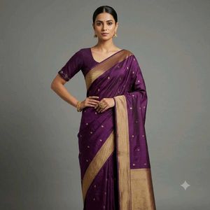 Elegant Purple Blouse