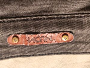Emo Grey Denim Shorts Mid rise