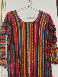 Striped Colorful Kurta