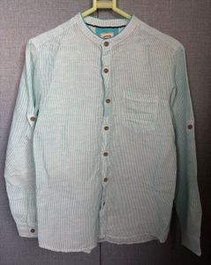 Men's Striped Linen Shirt