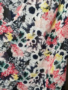Floral Print Sheer Top
