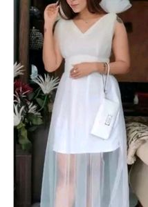White Tulle Dress