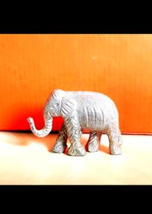 Silver Elephant Figurine Gift Article Home Decor