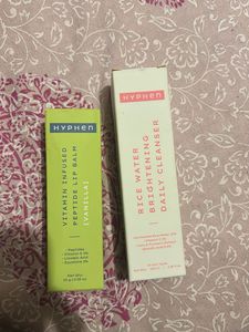 The facewash and lipbalm combo