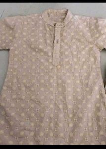 chikankari dhoti kurta set (12-18 months)