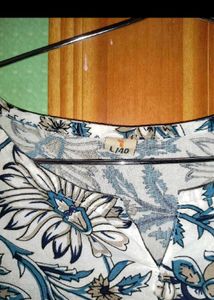 Floral Print Shirt Kurti