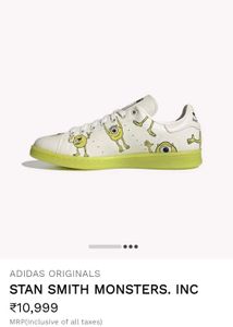 original Adidas Stan Smith Monsters Inc. Sneakers