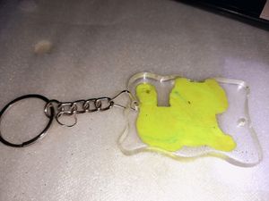 Cute Yellow Cat Keychain