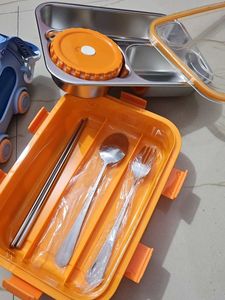 Cute Cartoon Lunch Box Set