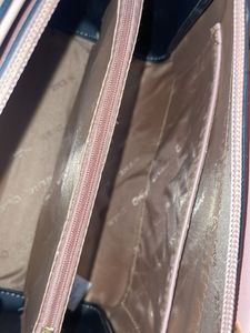 Chic Pink Embossed Handbag