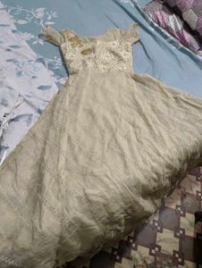 beautiful gown with cancan