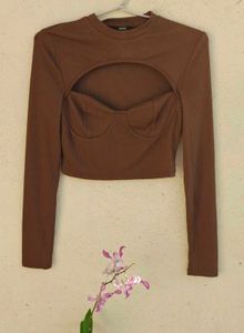 Cut-out Crop Top