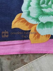 Designer Rose Print hanky