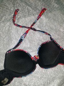 Vibrant Floral Bikini Top
