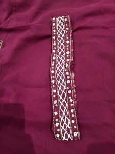Elegant Maroon Embellished Ethnic Gown xl