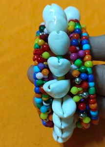 Bohemian Beaded Cowrie Shell Bracelet New