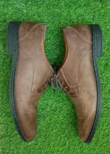 Men's Textured Leather Derby / Oxford Formal Shoes