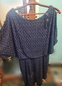 Chic Crochet Off-Shoulder Dress