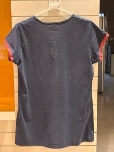Cute Navy Blue Heart T-Shirt