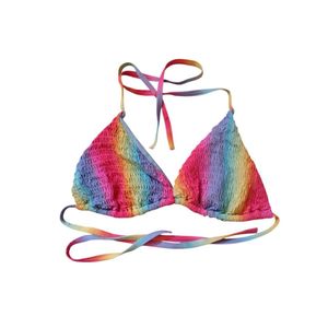 Rainbow Tie-Dye Bikini Set