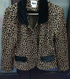 Leopard Print Blazer - L/XL size