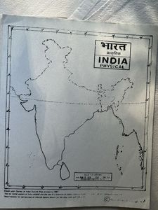 80 Pcs Maps India &amp; World Physical