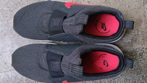 Nike Black Red Slip-On Sneakers