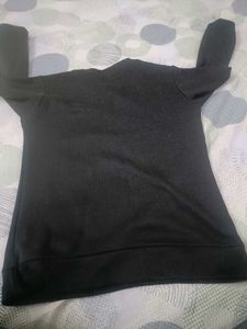 Black Sweatshirt For 5-6 Years Girl 28 Number