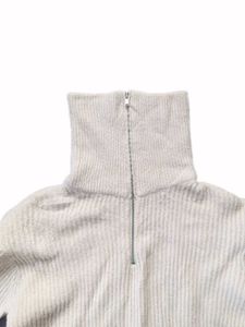 Cozy Ribbed Knit Half-Zip Sweater