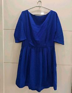 Royal Blue A-line Dress zink L