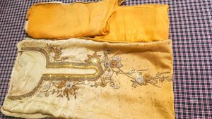 Elegant golden Kurta Set