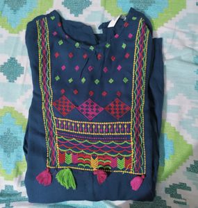 Embroidery Kurtha